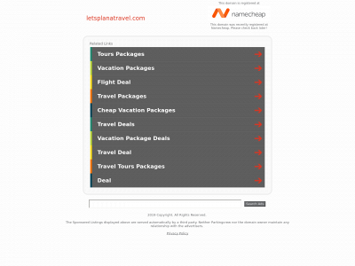 letsplanatravel.com snapshot