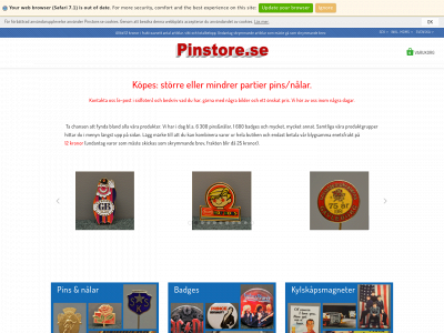 pinstore.se snapshot