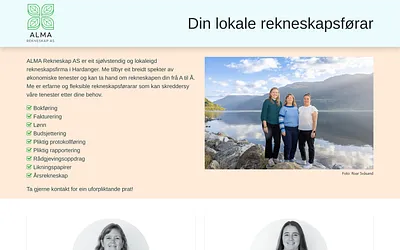 almarekneskap.no snapshot