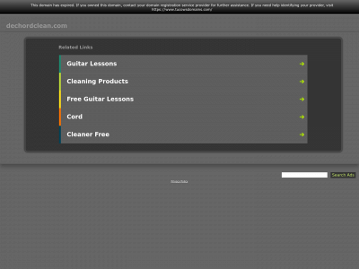 dechordclean.com snapshot