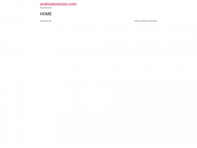 andrealorenzor.com snapshot