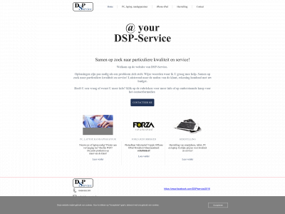 dsp-service.be snapshot