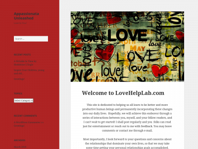 lovehelplab.com snapshot