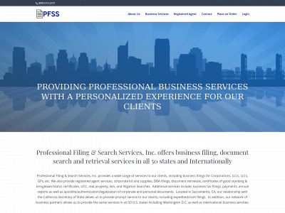 pfssonline.com snapshot