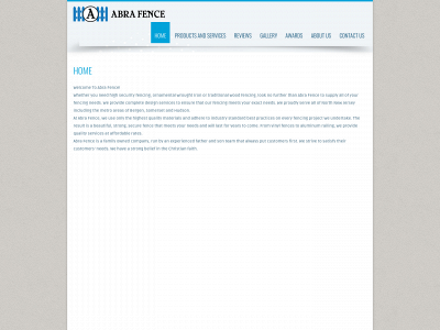abrafence.com snapshot