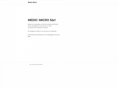medicmicro.ch snapshot