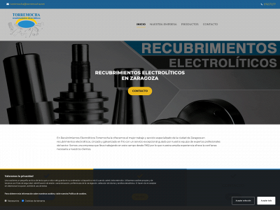 www.recubrimientostorremocha.es snapshot