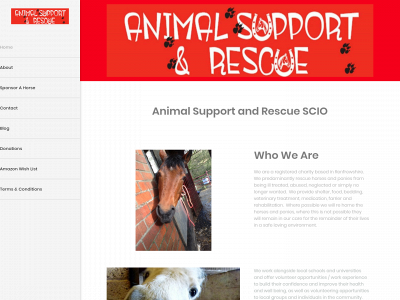 animalsupportandrescue.co.uk snapshot