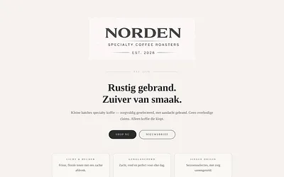 nordencoffee.nl snapshot