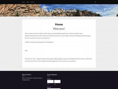 theyoungnomads.com snapshot