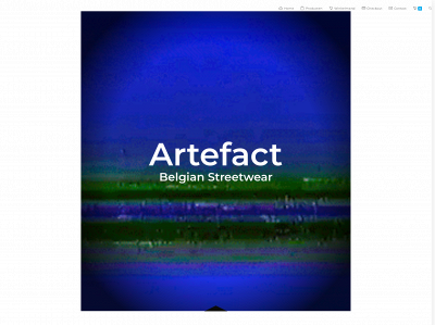 artefact-shop.be snapshot