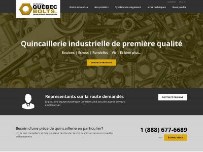 quebecbolts.com snapshot