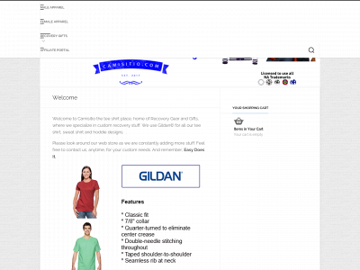 recoverygearandgifts.com snapshot