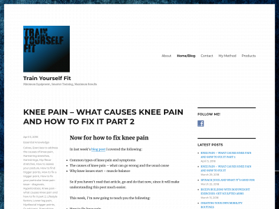 trainyourselffit.com snapshot