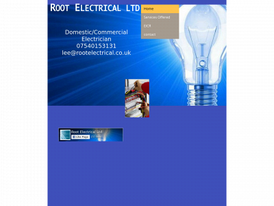 rootelectrical.co.uk snapshot