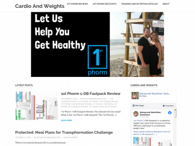 cardioandweights.com snapshot