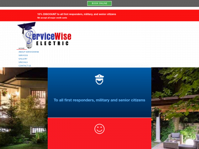 servicewiseelectrical.com snapshot