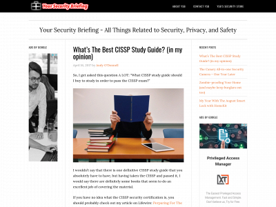 yoursecuritybriefing.com snapshot