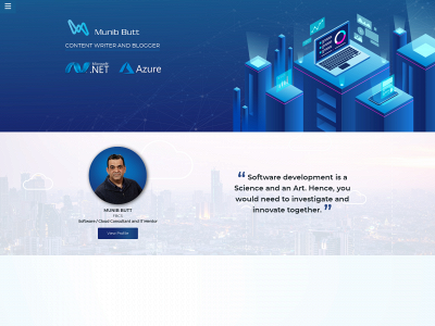 dotnetwithmunib.com snapshot