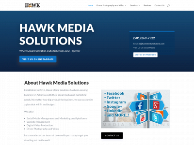 hawkmediasolutions.com snapshot