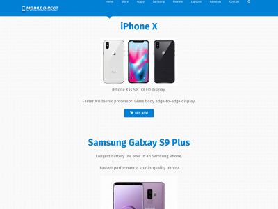 mobiledirectltd.com snapshot