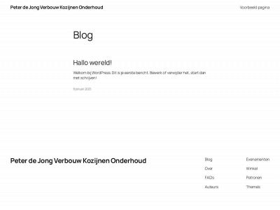 peterdejongkozijnen.nl snapshot