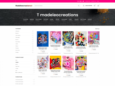 madeleocreations.com snapshot
