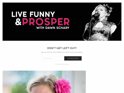 livefunnyandprosper.com snapshot