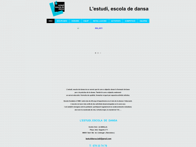 lestudiescoladansa.com snapshot