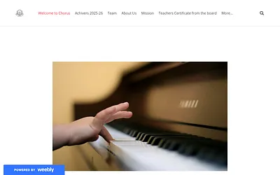 chorusms.weebly.com snapshot