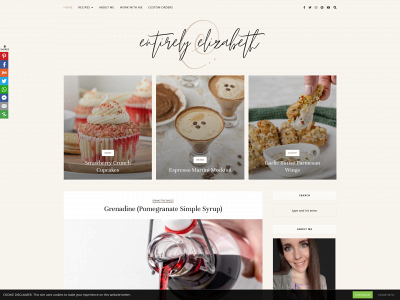 entirelyelizabeth.com snapshot