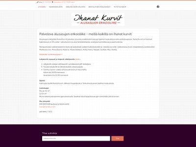 ihanatkurvit.fi snapshot