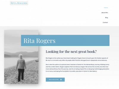 ritarogersauthor.com snapshot