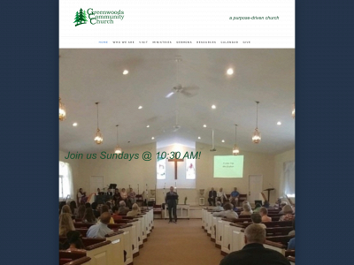 greenwoodschurch.com snapshot