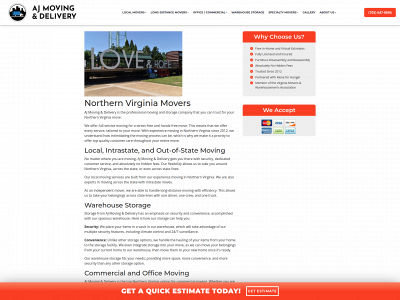 ajmoversvirginia.com snapshot