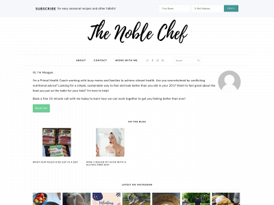 thenoblechef.com snapshot