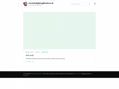 eerstehulpbijrugklachten.nl snapshot