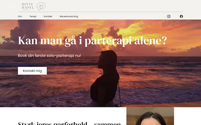 dittehapelterapi.dk snapshot