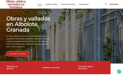 www.obrasvalladosycercadoslafortaleza.es snapshot