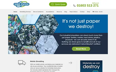 www.shredstation.co.uk snapshot