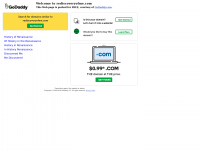 rediscoveryofme.com snapshot