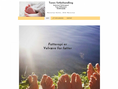 tonesfotpleie.no snapshot