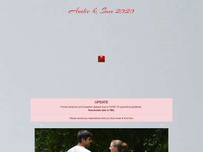 audieandsam2020.com snapshot