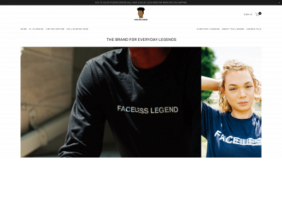 facelesslegend.com snapshot