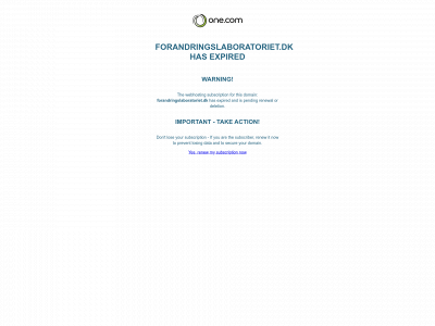 forandringslaboratoriet.dk snapshot
