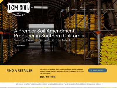 lgmsoil.com snapshot