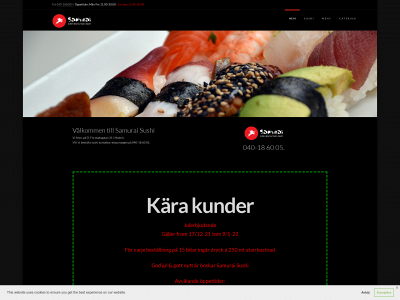 samurai-sushi.se snapshot