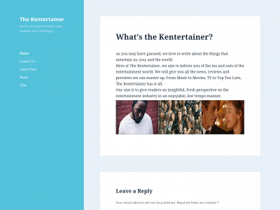 thekentertainer.co.uk snapshot