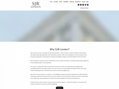 sjrlondon.co.uk snapshot