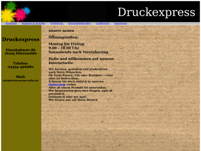 druckexpress-online.de snapshot